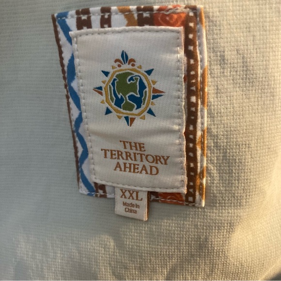 Men’s The Territory Ahead cream oat outerwear blazer jacket pockets XXL - Picture 4 of 14